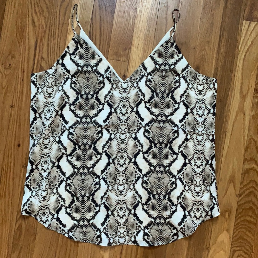 🐍 NWT Express Snakeskin Tank 🐍